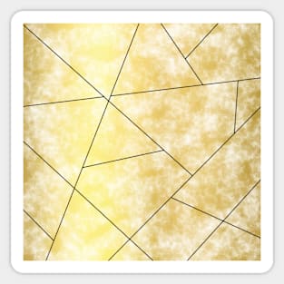 Stylish Gold Pattern Sticker